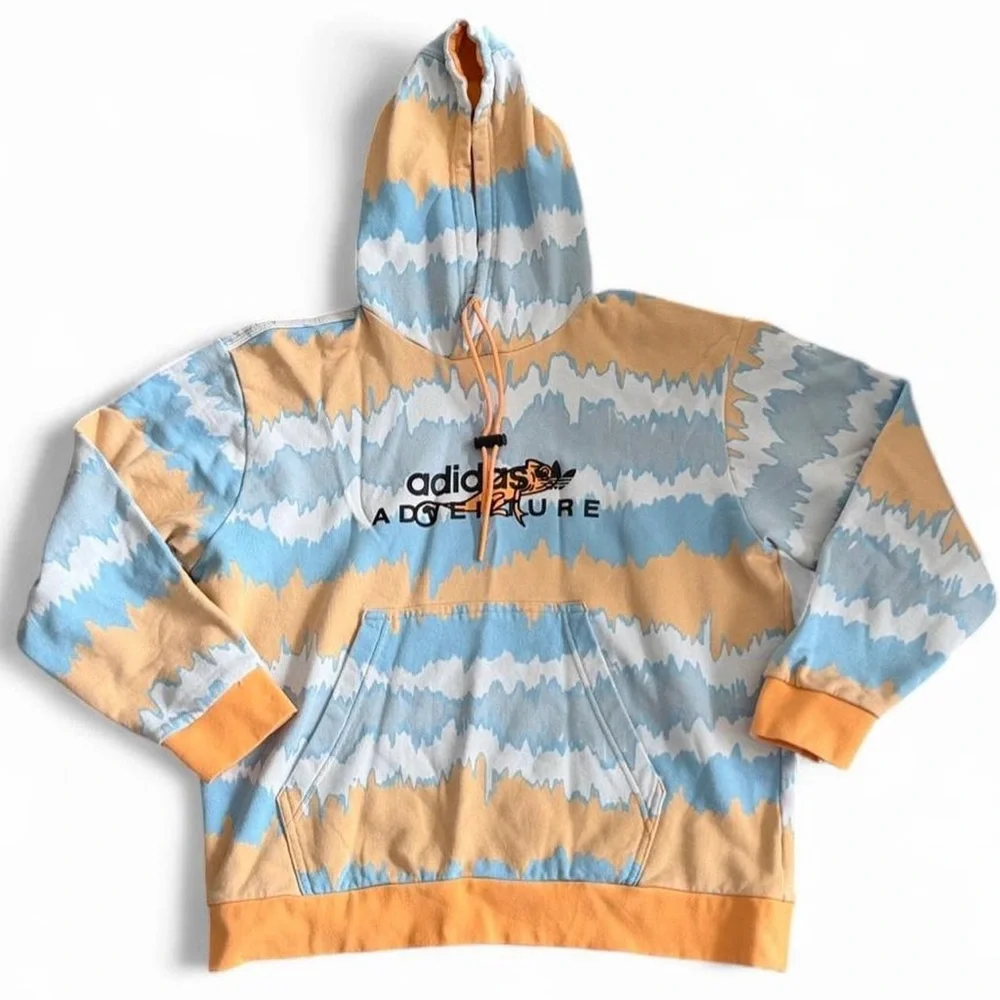 adidas Originals Adventure Graphic Hoodie Hazy Orange M